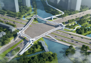 世纪大道与新丰路天桥项目建筑设计方案