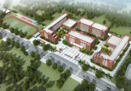 邢台市南和区梅园学校新建项目首栋单体封顶