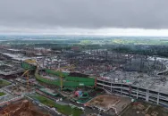 南京北站站房混凝土主体结构封顶