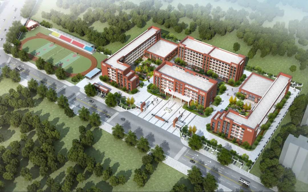 邢台市南和区梅园学校新建项目首栋单体封顶